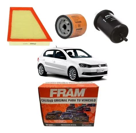 Kit Filtros Aceite Aire Combustible Vw Suran Gol Trend Fox