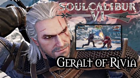 Geralt Of Rivia Gameplay St Match Soulcalibur Network Beta