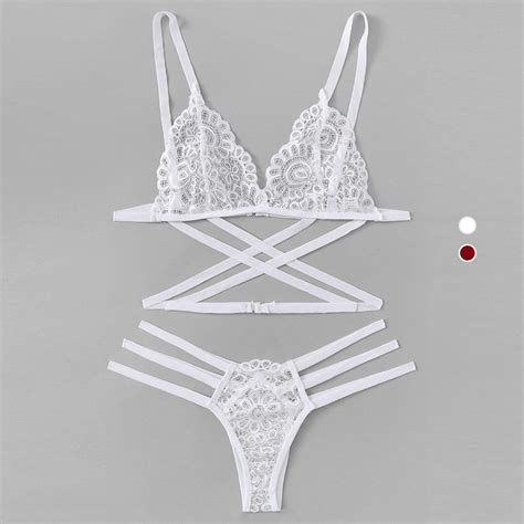 Sexy Lace Suspender Set Three Point Bikini Underwear Straps For Women Sexy Lace Slim Fit Non