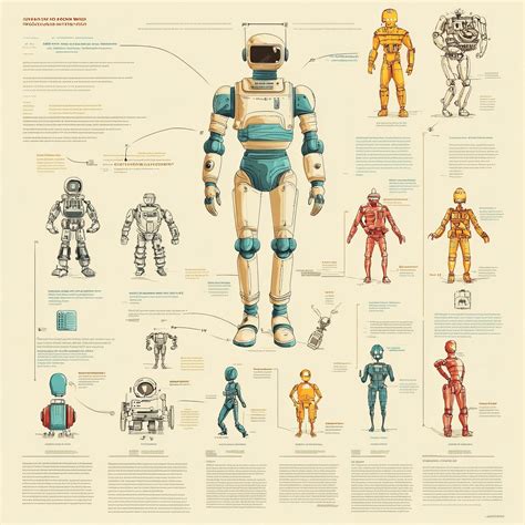 O Que Significa Robôs - Infográfico ilustrado sobre a história dos robôs e sua evolução ...