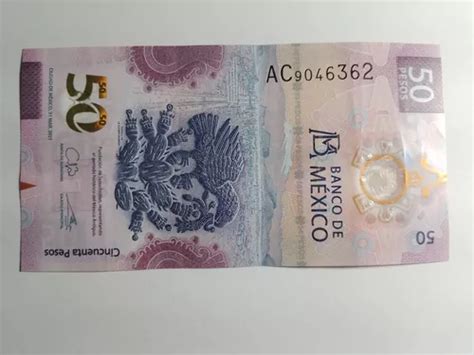 Billete Pesos Fundaci N De Tenochtitl N Ajolote Serie Ac En Venta En