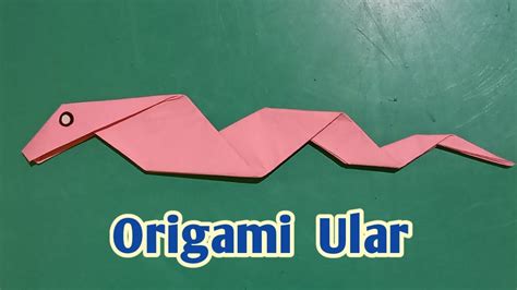 Cara Membuat Origami Ular Cara Membuat Ular Dari Kertas Origami