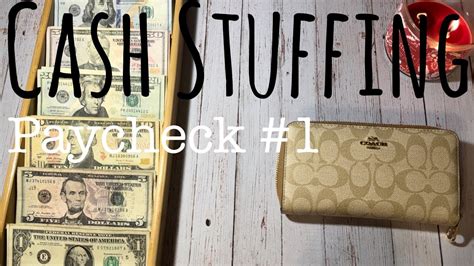 Cash Stuffing September Paycheck Youtube