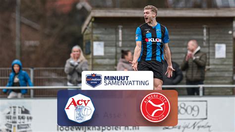 ACV Assen Vs Jong Almere City Betnation Divisie 23 24 Minuut