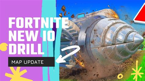 How To Find The New Ios Drill In Fortnite Map Update Youtube