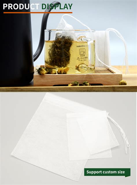 Wholesale Custom Heat Seal Tea Bag Tea Filter Paper Biodegradable