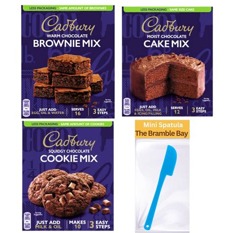 Baking Mix Bundle Contains Cadbury Chocolate Brownie 350g Cake 400g