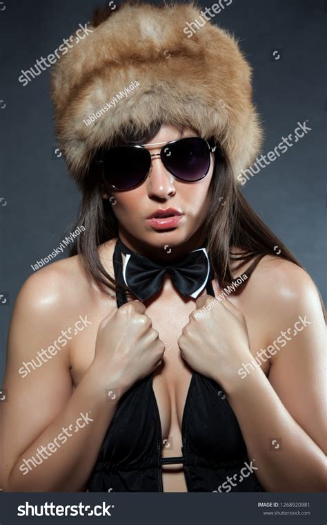 Beautiful Sexy Brunette Girl Posing Swimsuit Stock Photo Shutterstock