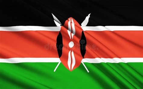 Bandera De Kenia Nairobi Stock De Ilustraci N Ilustraci N De Textura