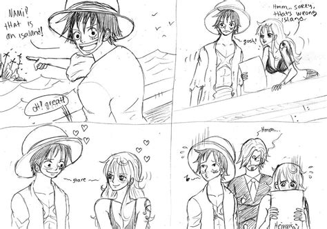 One Piece Nami One Piece Manga One Piece Crossover Can I Kiss You Luffy X Nami Hidden Love