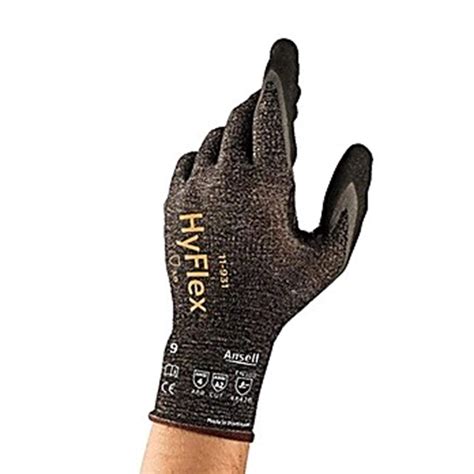 Ansell Hyflex Palm Coated Cut Resistant Oil Repellent Glove