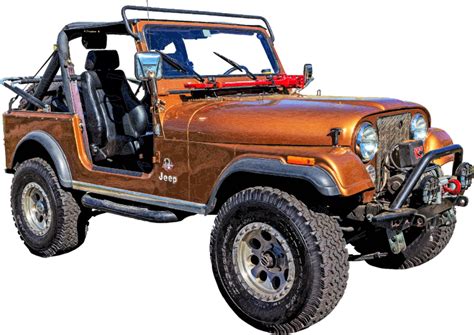 Clipart Red Jeep