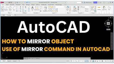 AutoCAD How To Mirror Objects In AutoCAD Mirror In AutoCAD YouTube