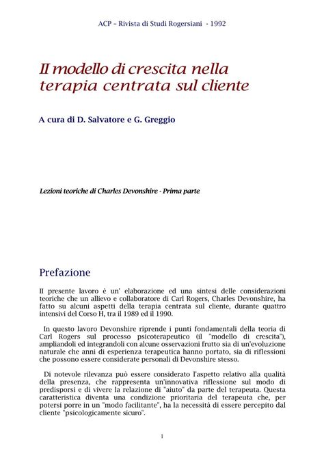 Terapia Centrata Sul Cliente