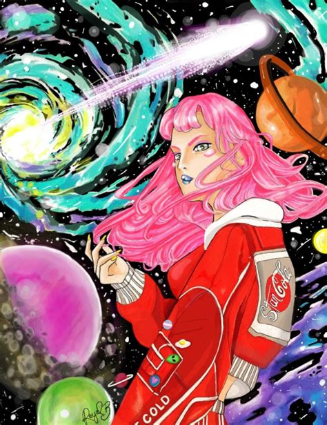 Space Babe Me Digital R Art