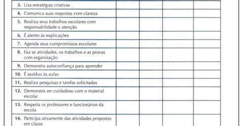 Aprendendo Com A Tia Debora Modelo De Ficha De Avaliação De