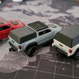 Custom Toyota Tacoma Overland Hot Wheels Parts For Modifying Customizing Model Etsy