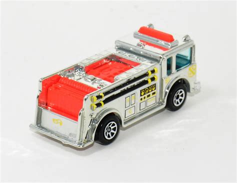 Hot Wheels Chrome Fire Truck Loose Cars