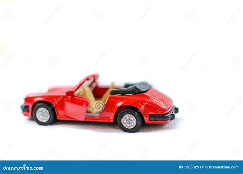 Toy Car On White Background Stock Image Image Of Background