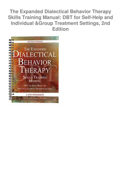 Ppt Full ‹download› Pdf The Expanded Dialectical Behavior Therapy Skills Training Powerpoint