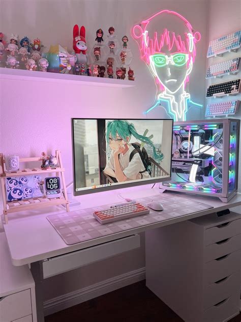 aesthetic desk setup | Pc setup, Desk setup, Room setup