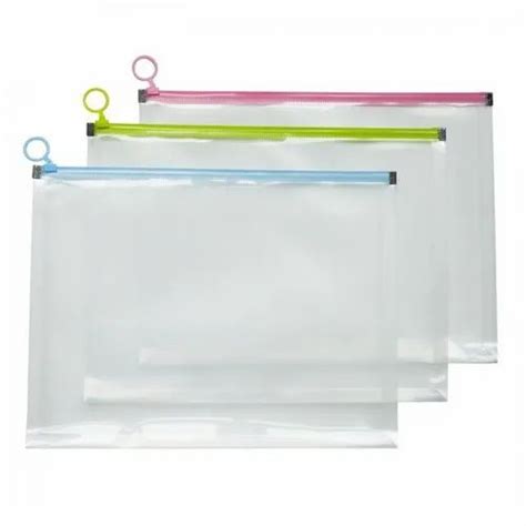 Pvc Zipper Packaging Bag Capacity Kg Thickness Mm At Rs Piece