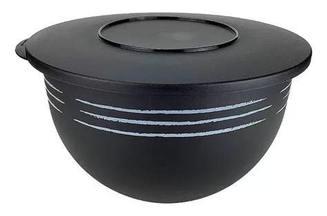 Tupperware Tigela Murano Litros Preto E Branco Original Frete Gr Tis