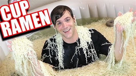 World S Biggest Cup Of Ramen Noodles Ramen Noodle Hot Tub Challenge