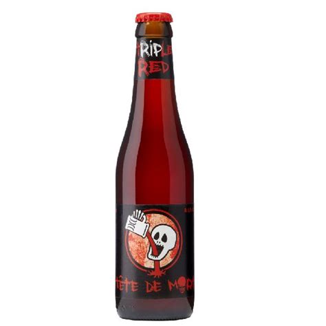 Bia Tete de Mort Triple Red Bỉ 8 2 Thùng 24 chai 330ml