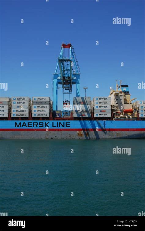 Spain Algeciras Container Port Stock Photo Alamy