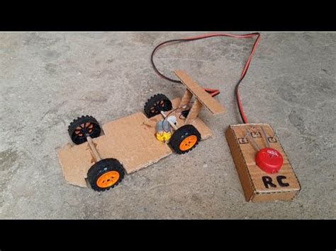 How To Make Remote Control Cardboard Car At Home Simple Diy Rc Car