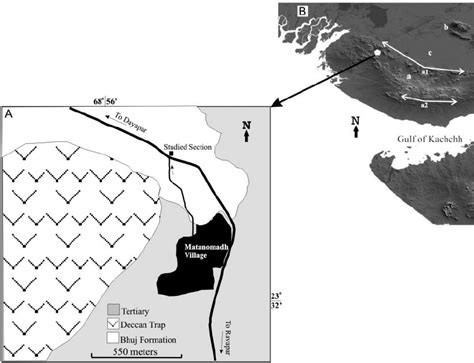 Location And Geology Of The Study Area A Generalized Geological Map Of