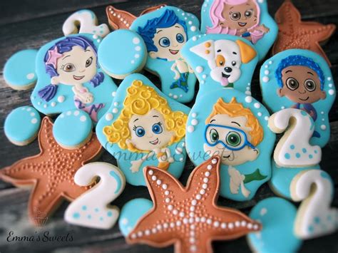 Bubble Guppies Cookies By Emma S Sweets Bubble Guppies Birthday Party Bubble Guppies Birthday