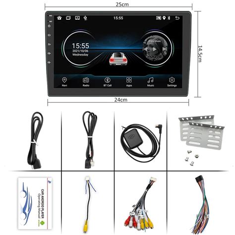 Kaufe Hippcron Zoll Din Autoradio Android Multimedia Player