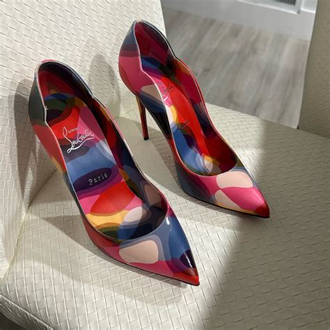 Christian Louboutin Hot Chick Pumps Calf Illusion Gem