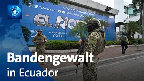 Gewaltausbruch in Ecuador Bewaffnete stürmen TV Studio YouTube