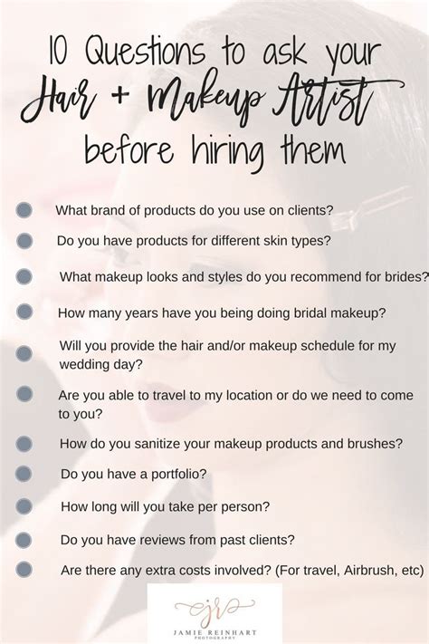 10 Questions To Ask Your Hair Makeup Artist Before Hiring Them