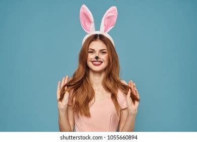 Sexy Woman Bunny Ears Playboy Blonde Stock Photo 182206691 Shutterstock