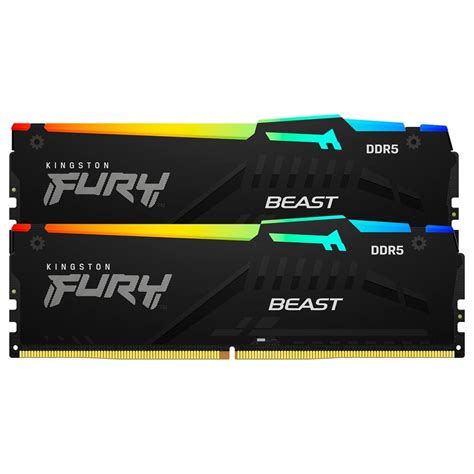 Memória Kingston Fury Beast RGB 32GB KaBuM