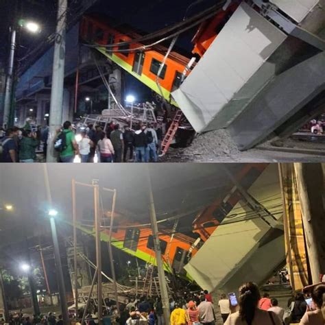 VAN 24 MUERTOS Y 79 HERIDOS AL COLAPSARSE TRAMO DEL METRO LINEA 12 EN