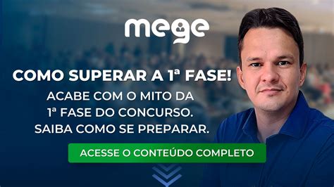 Magistratura Estadual Acabe o mito da 1ª fase do concurso Saiba