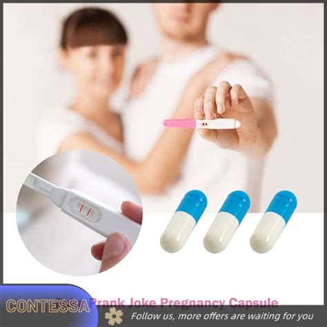 BELLE Fake Prank Joke Pregnancy Test Capsule Fool's Day Practical ...