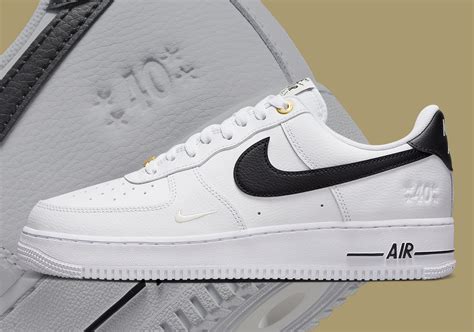 Nike Air Force 1 White Black 40th Anniversary Dq7658 100