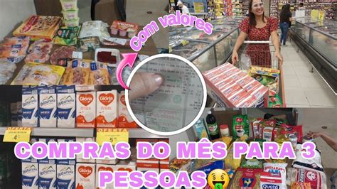 Compras Do M S Para Pessoas Reais Comprinhas Para O