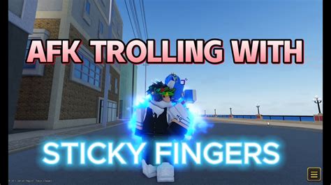 Yba Sticky Fingers Afk Trolling Before Its Rework Youtube