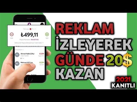 REKLAM İZLE PARA KAZAN REKLAM İZLE DOLAR KAZAN ÖDEME KANITLI VİDEO