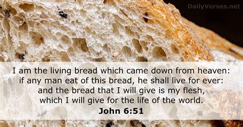 Bible Verses About Bread Nlt Kjv Dailyverses Net