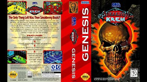 Skeleton Krew Sega Genesis Full Soundtrack Ost Real Hardware Youtube