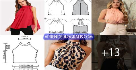 Aprende Como Hacer Blusa Cuello Halter Patrones