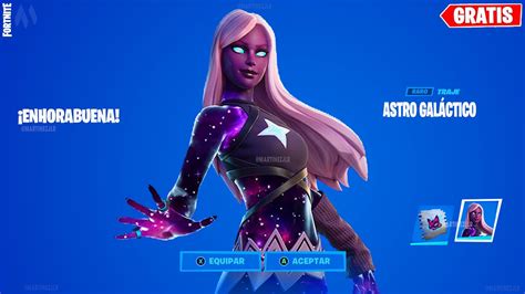 Como CONSEGUIR GRATIS NUEVA SKIN GALAXY ASTRO GALÁCTICO en